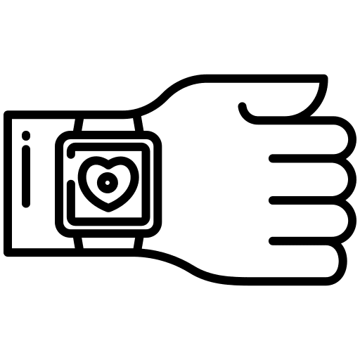 Smart watch electronics fitness device icon Smart watch electronics fitness device icon