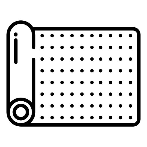 Yoga mat wellness equipment sports and competition icon Yoga mat wellness equipment sports and competition icon