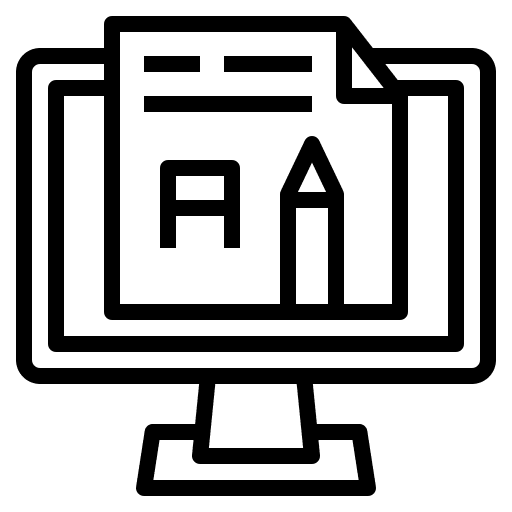 Online learning distance screen healthcare icon Online learning distance screen healthcare icon