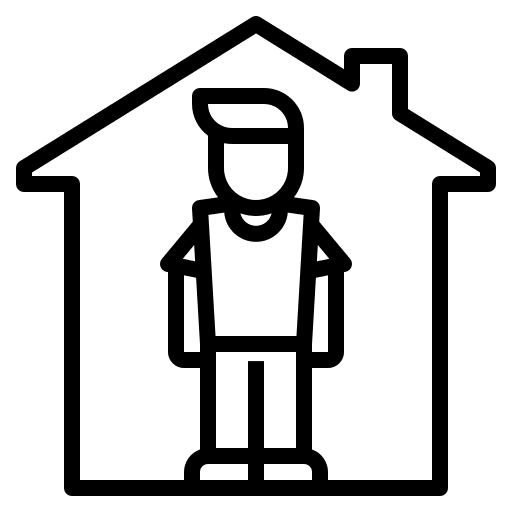 Quarantine distance coronavirus social icon Quarantine distance coronavirus social icon