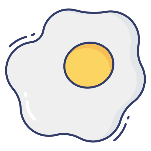 Fried egg fried egg yolk food and restaurant icon