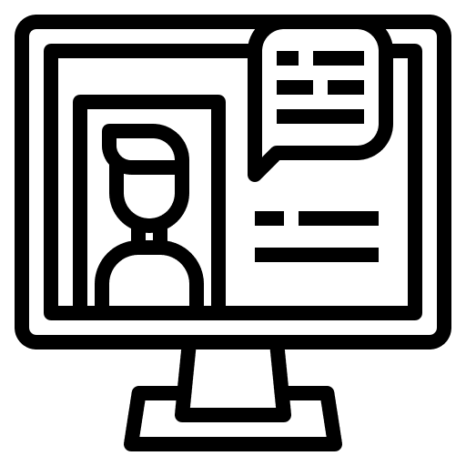 Video conference healthcare video conference communications icon Video conference healthcare video conference communications icon