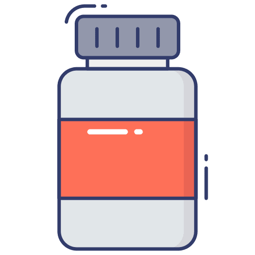 Jar medicine drugs pharmacy icon