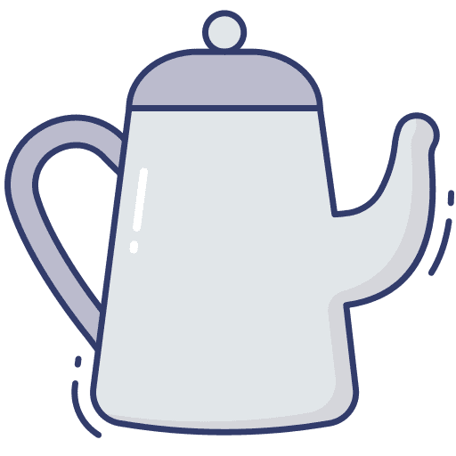 Kettle kitchenware food and restaurant teapot icon