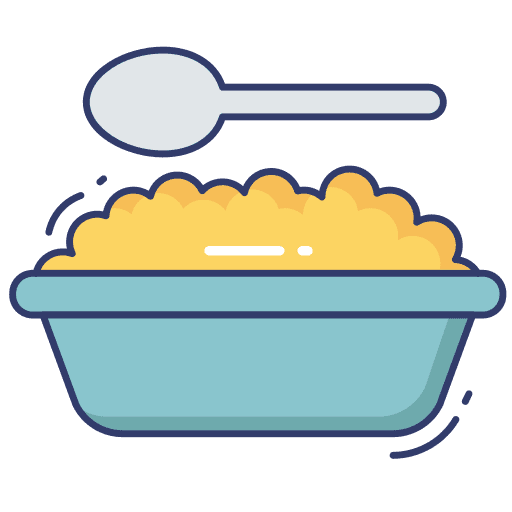 Porridge porridge food and restaurant spoon icon