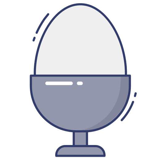 Boiled egg boiled egg breakfast food and restaurant icon