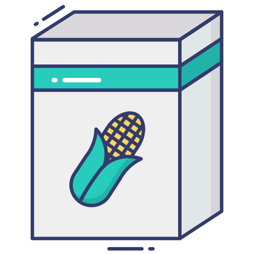 Corn corn box food and restaurant icon