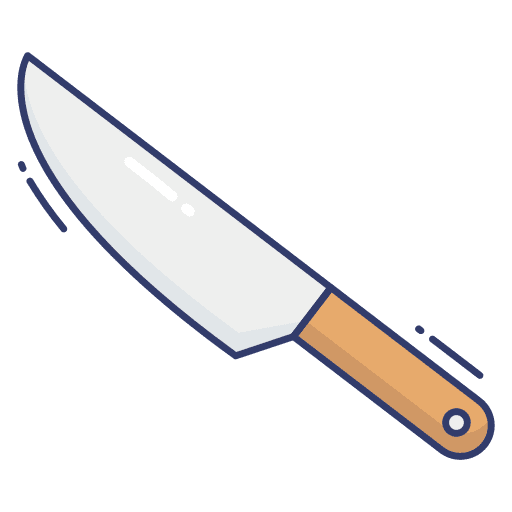 Knife kitchenware knife cutlery icon