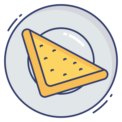 Sandwich sandwich plate bread icon