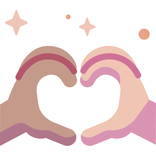 Love solidarity hand hands and gestures icon