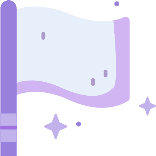 Peace flags peace surrender icon