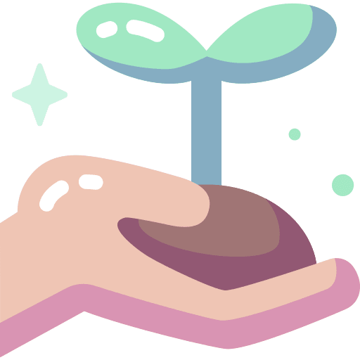 Sprout farming responsability farming and gardening icon