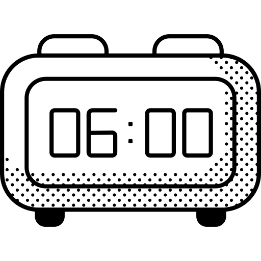 Alarm clock alarm clock hour time icon