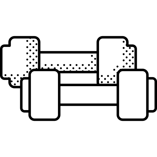 Dumbbell sports and competition weight gym icon Dumbbell sports and competition weight gym icon