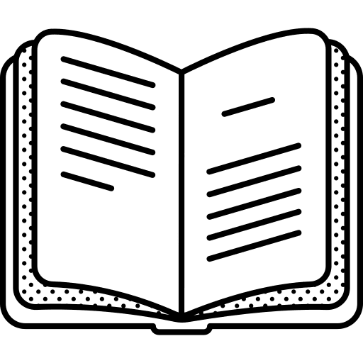 Open book education business open book icon