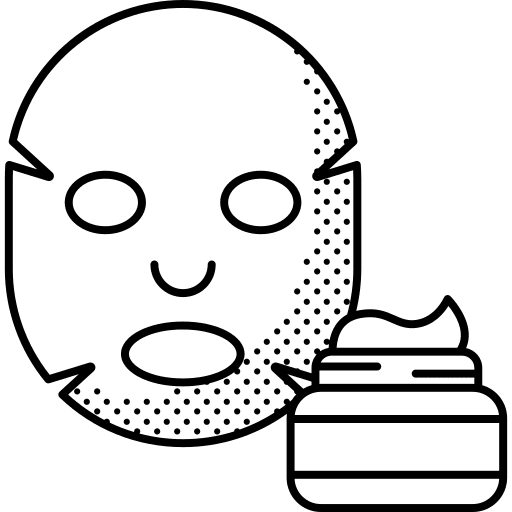 Skin care facial treatment clean wellness icon