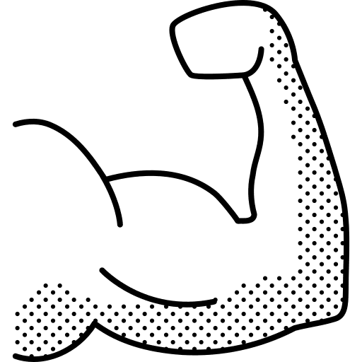 Biceps biceps flex durable icon Biceps biceps flex durable icon