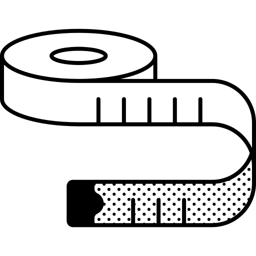 Measure fashion measure tape measure icon Measure fashion measure tape measure icon