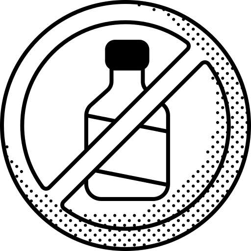 No alcohol no alcohol no drinking bottle icon No alcohol no alcohol no drinking bottle icon