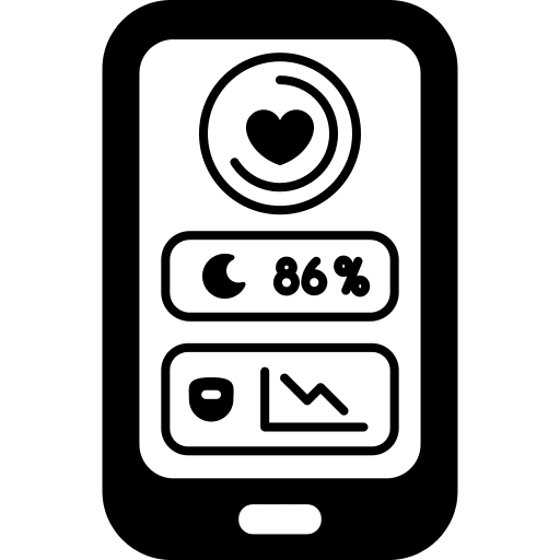 Daily health app healthcare and medical health heart icon Daily health app healthcare and medical health heart icon