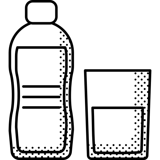 Water healthy hydratation glass icon Water healthy hydratation glass icon