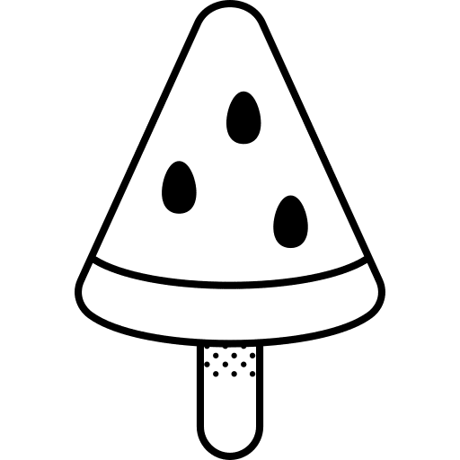 Watermelon vegan fruit organic icon Watermelon vegan fruit organic icon