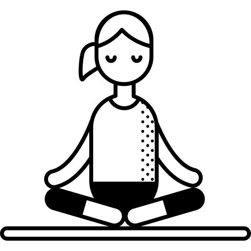 Yoga relaxing relaxation wellness icon Yoga relaxing relaxation wellness icon