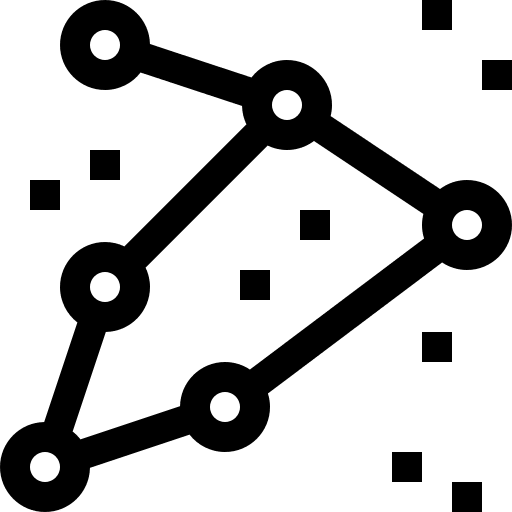 Constellation constellation sky space icon