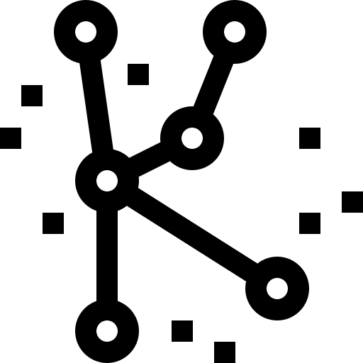 Constellation astronomy universe science icon