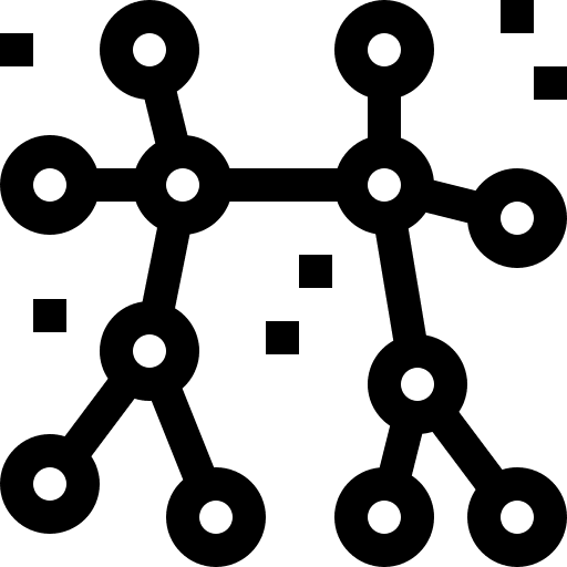 Constellation sky space astronomy icon