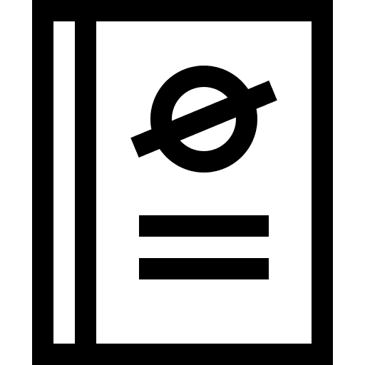 Book education space astronomy icon