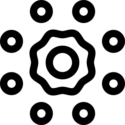 Orbit sun solar system astronomy icon