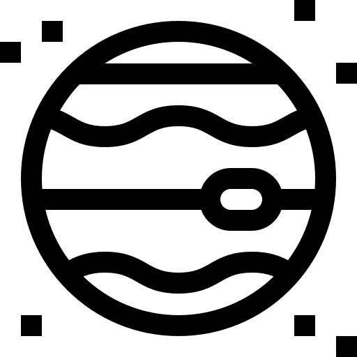 Planet science universe miscellaneous icon