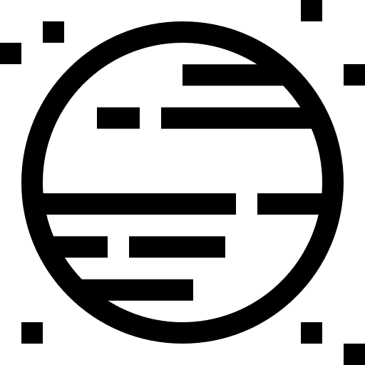 Planet universe astronomy science icon