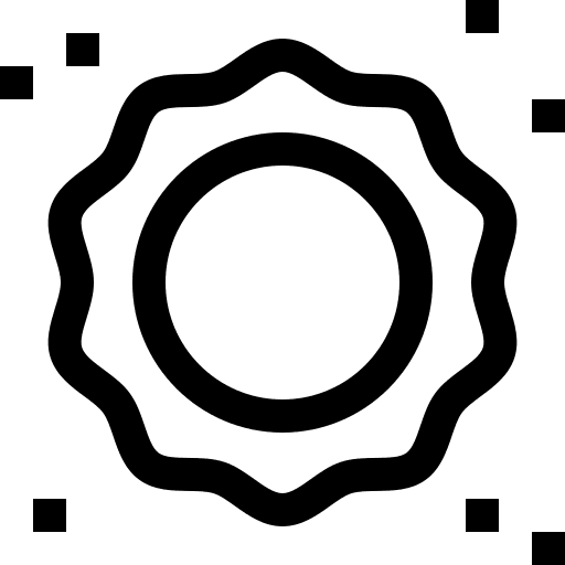 Sun astronomy universe education icon