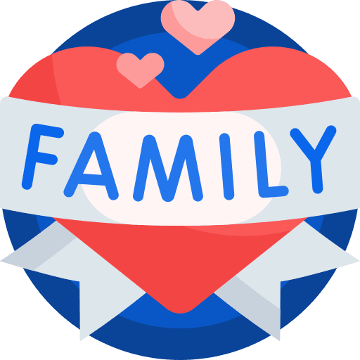 Family family miscellaneous ribbon icon