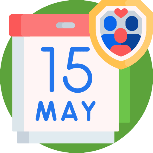 Calendar user celebration may icon