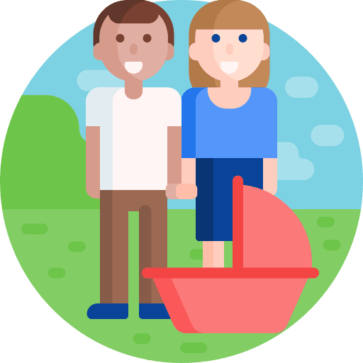 Family mother father people icon