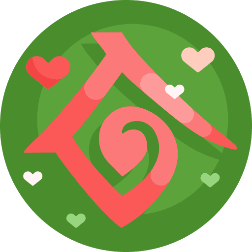 International day of families celebration heart love icon