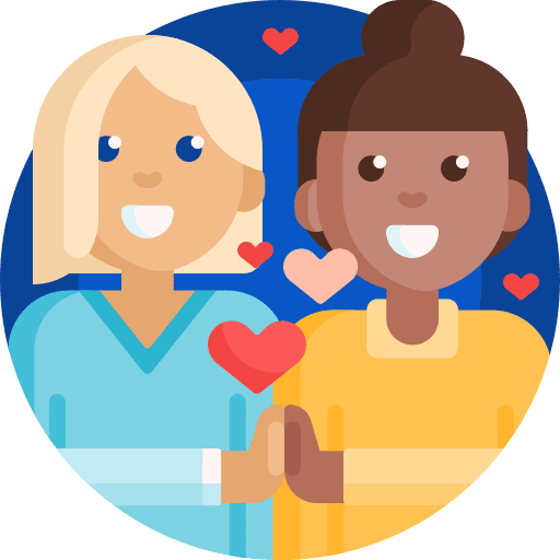 Lesbian lesbian woman heart icon