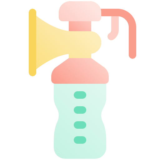 Breast pump milk bottle tool motherhood icon