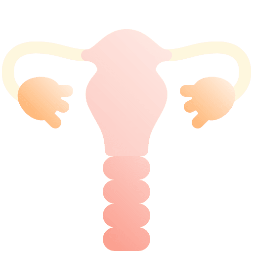 Ovary medical healthcare and medical anatomy icon