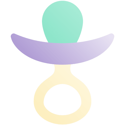 Pacifier childhood nipple baby icon