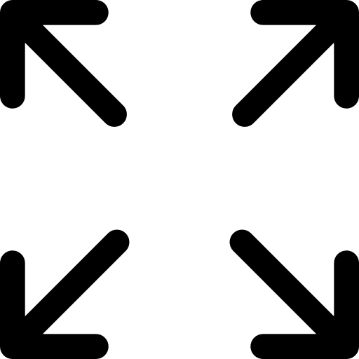 Full size scalable expanding deploy icon