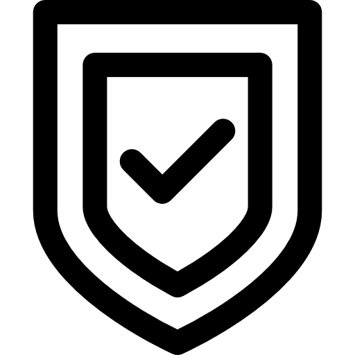 Anti virus weapons shield protected icon Anti virus weapons shield protected icon