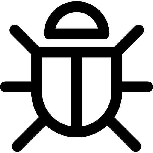 Virus malware technological medical icon Virus malware technological medical icon