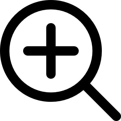 Zoom in magnifying glass zoom lens plus icon Zoom in magnifying glass zoom lens plus icon