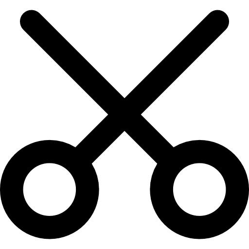 Cut crop cropping tool icon Cut crop cropping tool icon