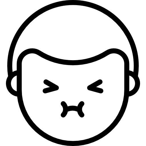 Fat boy obesity people emotion icon