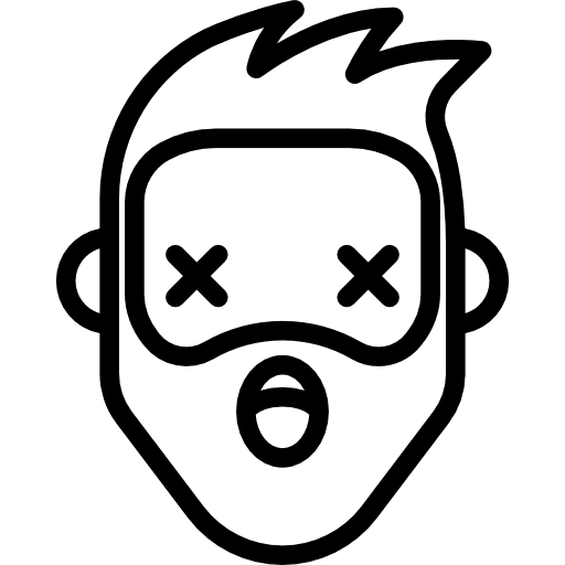 Wondered hipster expression face people icon